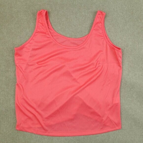 Amanda Green Women L Coral Peach Two Piece Drawstring Long Sleeve Peasant Blouse - Picture 3 of 8